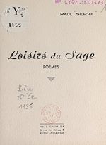 Télécharger le livre :  Loisirs du sage