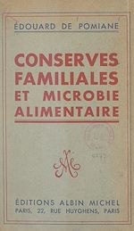 Télécharger le livre :  Conserves familiales et microbie alimentaire