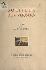 Télécharger le livre :  Solitude aux vergers