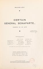 Télécharger le livre :  Certain Général Bonaparte...
