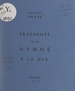 Télécharger le livre :  Fragments d'un hymne à la mer