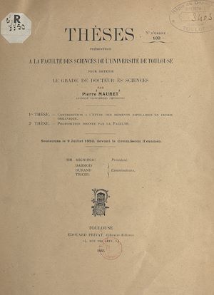 Download the eBook: Contribution à l'étude des moments dipolaires en chimie organique