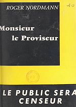 Download this eBook Monsieur le Proviseur