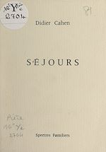 Télécharger le livre :  Séjours