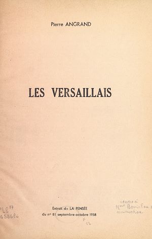 Download the eBook: Les Versaillais