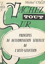 Télécharger le livre :  Principes de détermination sexuelle de l'auto-sélection