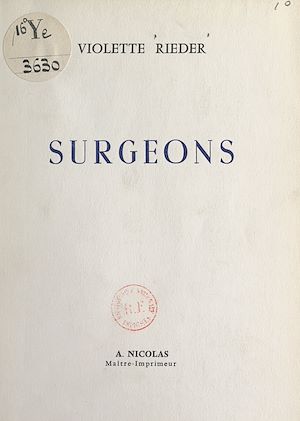 Téléchargez le livre :  Surgeons