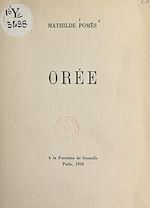 Télécharger le livre :  Orée