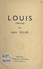 Télécharger le livre :  Louis (1909-1926)