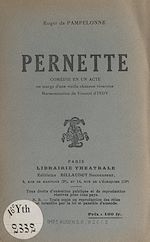 Télécharger le livre :  Pernette