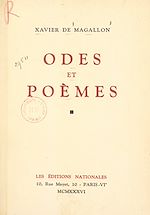 Télécharger le livre :  Odes et poèmes