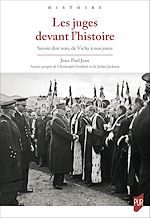 Télécharger le livre :  Les juges devant l'histoire