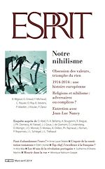 Télécharger le livre :  Esprit mars-avril 2014 - Notre nihilisme