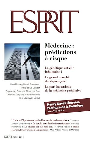 Téléchargez le livre :  Esprit juillet 2014 - Médecine : prédictions à risque