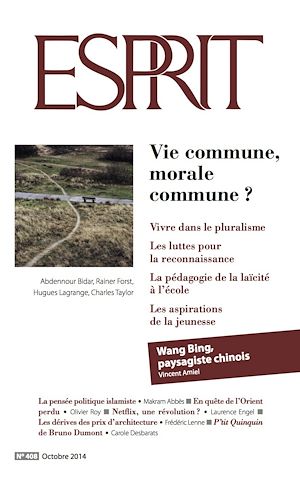 Téléchargez le livre :  Esprit octobre 2014 - Vie commune, morale commune ?