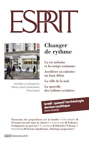 Téléchargez le livre :  Esprit décembre 2014 - Changer de rythme