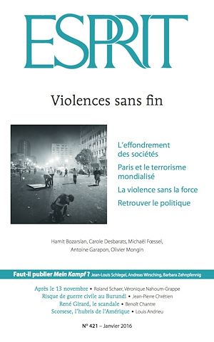 Téléchargez le livre :  Esprit janvier 2016 - Violences sans fin
