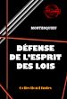 Télécharger le livre :  Défense de l'Esprit des Lois [édition intégrale revue et mise à jour]