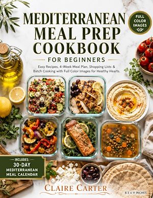 Download the eBook: MEDITERRANEAN MEAL PREP COOKBOOK FOR BEGINNERS
