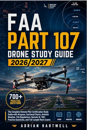 Download the eBook: FAA PART 107 DRONE  STUDY GUIDE 2026/2027