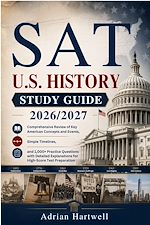 Download this eBook SAT U.S HISTORY  STUDY GUIDE 2026/2027