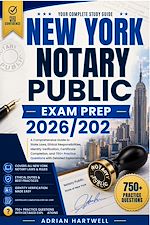 Download this eBook NEW YORK NOTARY PUBLIC  EXAM PREP 2026/2027