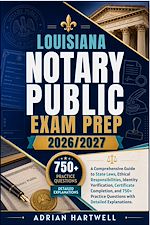 Download this eBook LOUISIANA NOTARY PUBLIC  EXAM PREP 2026/2027