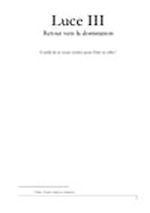 Télécharger le livre :  Luce III - Retour vers la domination