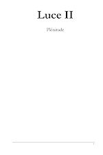Télécharger le livre :  Luce II - Plénitude
