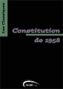 Télécharger le livre :  Constitution de 1958