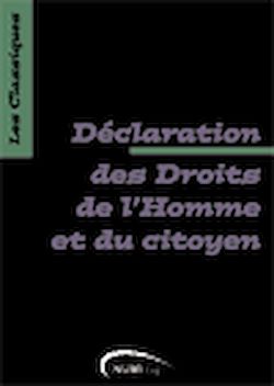 Télécharger le livre :  Déclaration des Droits de l'Homme et du Citoyen